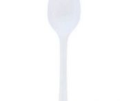 Műanyag kiskanál (kávéskanál) újrahasználható PS 14cm (100db/csomag)