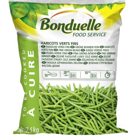 Bonduelle zöldhüvelyű egész zöldbab fagyasztott 2,5kg