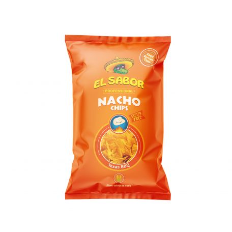 El sabor bbq tortilla chips 425g