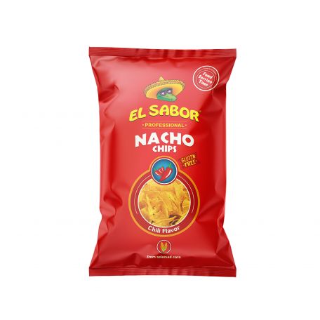 El sabor chilis tortilla chips 425g