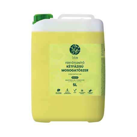 Cleaneco kézi kétfázisú fertőtlenítő folyékony mosogatószer utántöltő 5l