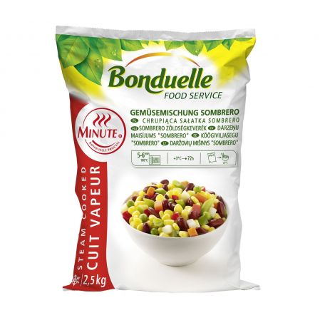 Bonduelle fagyasztott sombrero zöldségkeverék 2,5kg