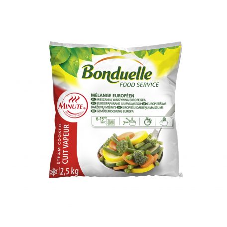 Bonduelle fagyasztott europe zöldségkeverék 2,5kg