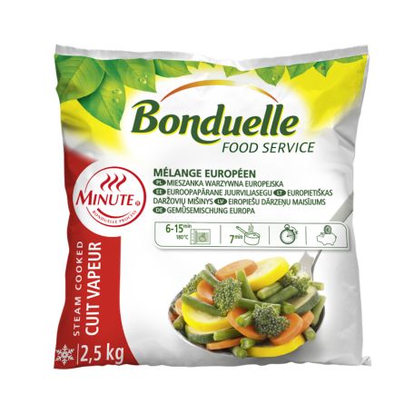 Bonduelle fagyasztott europe zöldségkeverék 2,5kg