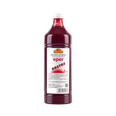 Frizzy jégkása szirup rostos eper 1l