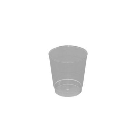 Műanyag snapszos pohár 40ml víztiszta 50db/csomag