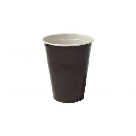 Automata pohár barna-fehér 150 ml-es SUPD PS (100db/csomag)