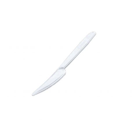 Műanyag kés újrahasználható ECO PS 18cm (50db/csomag)