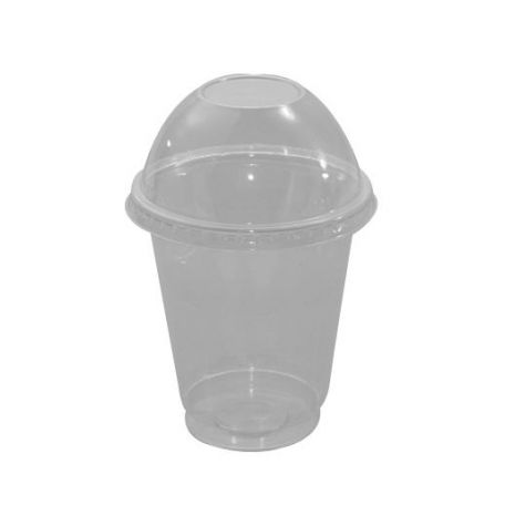 Átlátszó pohár shaker 3 dl-es SUPD (50 db/csomag) RPET