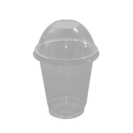Átlátszó pohár shaker 4 dl-es SUPD (50 db/csomag) RPET