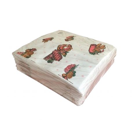 Húscsomagoló papír fóliás 38×60 (8kg/csomag) "4 szín"