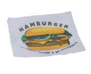 Papírtasak hamburger általános nyomattal 15×15 (200db/cs)