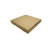 Pizzadoboz 28x28×5 (M) barna négyszögletes (100db/csom)