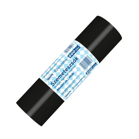 Szemetes zsák erős 200L/10db 28µ