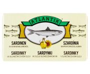 Atlantik szardínia konzerv növényi olajban 125g