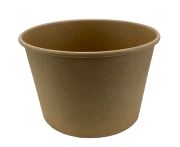 Kraft papír salátás tál 1150ml BEGREEN 50db/csomag