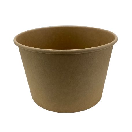 Kraft papír salátás tál 1150ml BEGREEN 50db/csomag