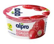 Alpro Vörösáfonyás-málnás szójagurt 150g