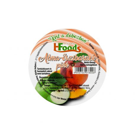Alma-őszibarack gyümölcspüré 100g