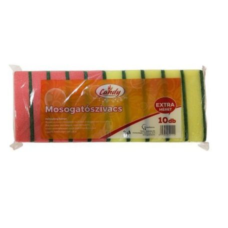 Candy extra nagy mosogatószivacs 10db-os