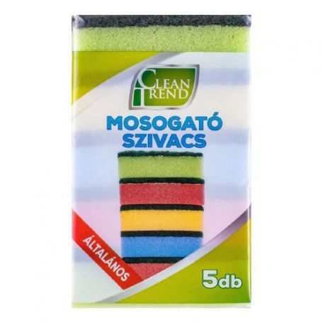 Clean Trend mosogatószivacs 5db-os