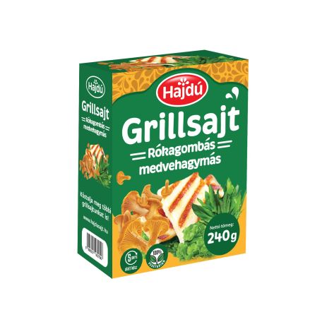 Hajdú rókagombás medvehagymás grillsajt 240g