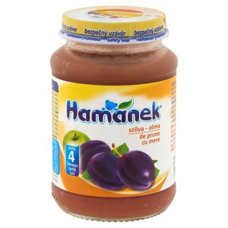 Hamánek bébidesszert alma-szilva (4 hónapos kortól) 190g