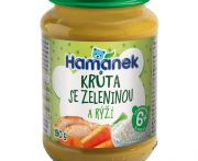 Hamánek bébiétel pulykahús-zöldségekkel és rizzsel (4 hónapos kortól) 190g
