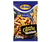 Aviko Super Crunch Pure&Rustic házias hasábburgonya ropogós bevonattal gyorsfagyasztott 2500g