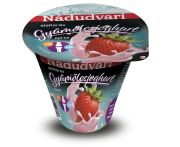 Nádudvari gyümölcsjoghurt epres, C-, és D-vitaminnal 125g