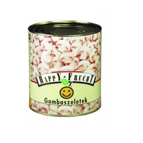 Szeletelt gomba konzerv 2550g/1380g