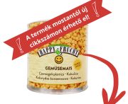 Csemege kukorica konzerv 2500g/1775g
