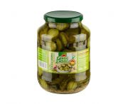 Szeletelt hullámos csemegeuborka 1700ml/1600g/850g