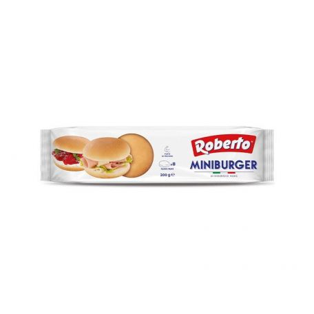 Roberto mini burger zsemle 8db 200g