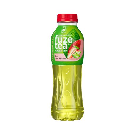 Fuzetea Zero zöld tea eper & aloe vera 0,5 l