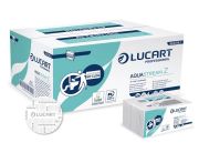 Lucart Aquastream fehér Z hajtású 2 rétegű papírtörlő 15csomag/karton