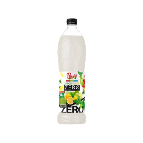 Pölöskei ZERO citrom-menta ízű gyümölcsszörp 1 l (PET)