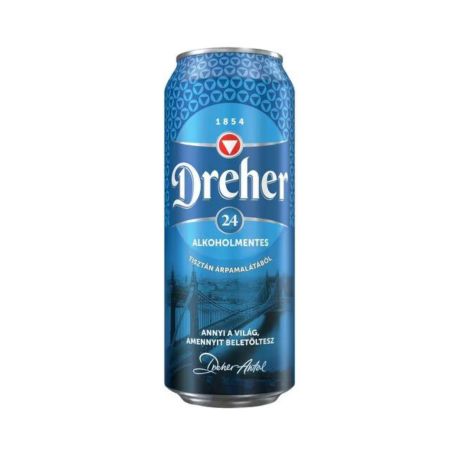Dreher 24 alkoholmentes világos sör 0,5 l