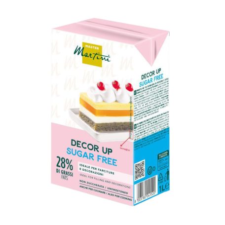 Decor up cukrozatlan növényi habalap UHT 28% 1l