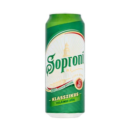 Soproni dobozos sör 4,5% 0,5l