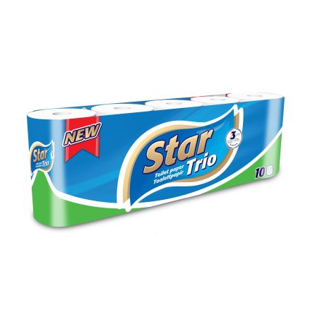 Star 3 rétegű wc papír 10 tekercs 9m/tekercs