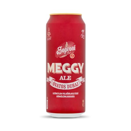 Soproni meggy sör 4% 0,5 l