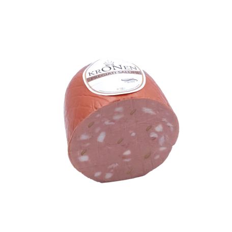 Kronen Gustosella pisztáciás mortadella felezett 3,5-4kg