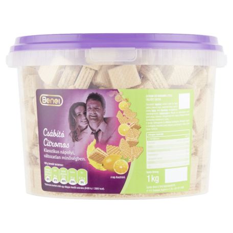 Benei citromos krémmel töltött prémium nápolyi 1kg