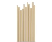 Bibo PLA szívószál beige BIO  6,5*230mm (500db/csomag)