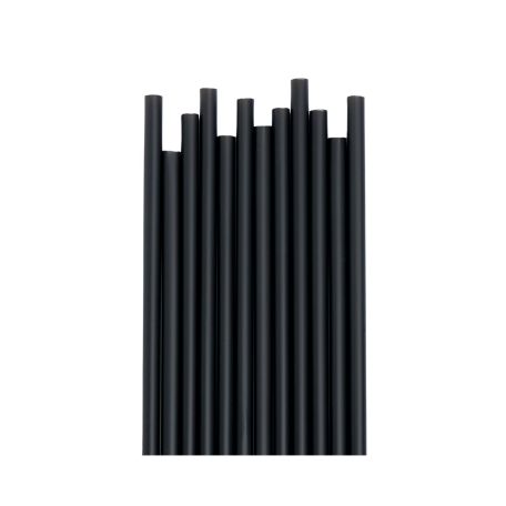 Bibo PLA szívószál fekete BIO  6,5*230mm (500db/csomag)