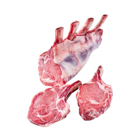 Borjú karaj csontos vákuumcsomagolt, 8 bordás (FR fiatal borjú)