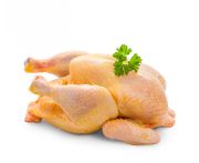 Landes-i sárga tanyasi csirke (Label Rouge) 81 napig nevelt zsigerelt 2-2,2kg