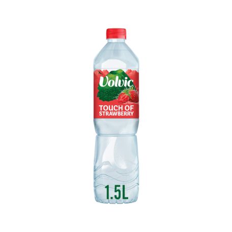 Volvic TOF ízesített ásványvíz eper 1,5l