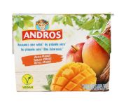 Andros almás-mangós vegán gyümölcsdesszert 4x100g